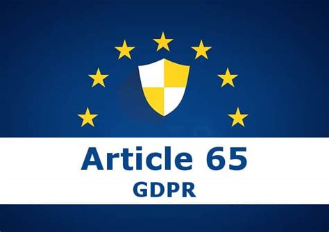 gdpr article 65